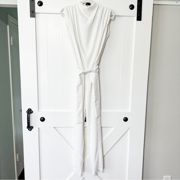 Amanda Uprichard Fabienne Jumpsuit in Ivory White Size XS - Picture 2 of 5